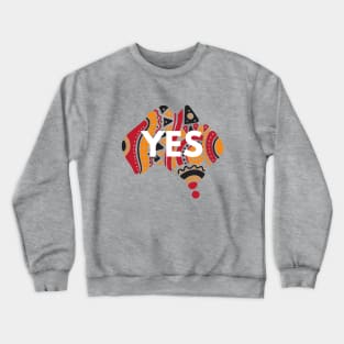 Yes to the Voice to Parliament Crewneck Sweatshirt